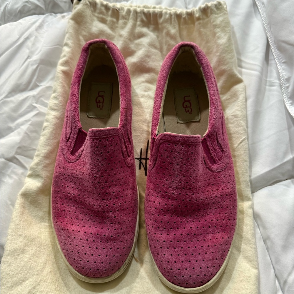 UGG Pink Slip-On Shoes